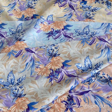 ISP Textlie Challis 45S*45S Dệt may 100% Fabric In